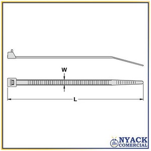 Abraçadeira nylon reutilizável